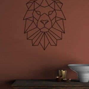 leon-geometrico-colgante-en-madera-2