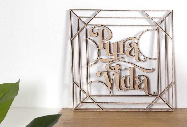 regalo de boda de frases y letras decorativas