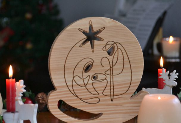 regalar un belén minimalista