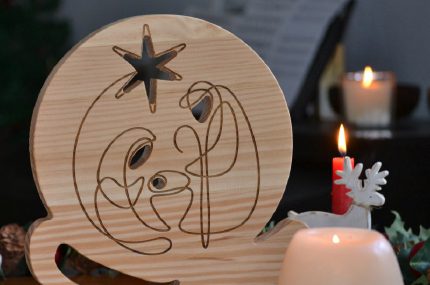 belén navideño minimalista