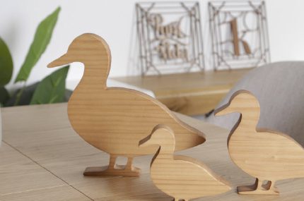 figuras de pato de madera para regalar a tus abuelos