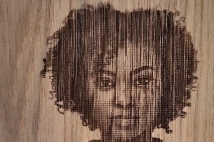 grabado de fotos en madera personalizados