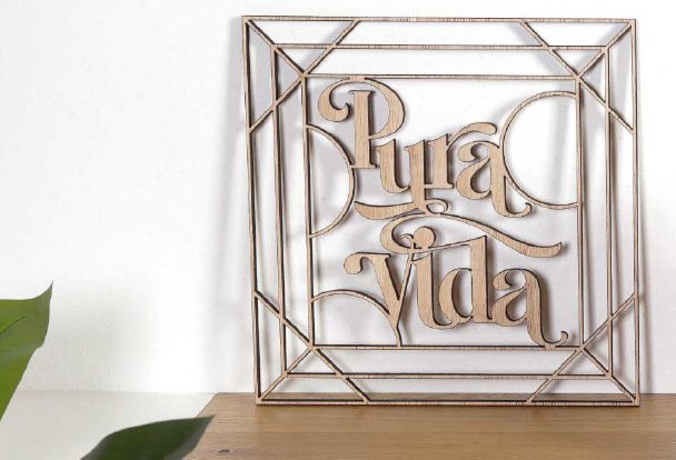 frase decorativa de madera para el día de la madre