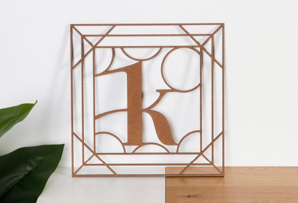 letras decorativas de madera